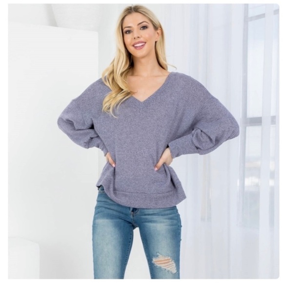 NWT Ginger G Women’s Lavender sweater, size small. - Picture 2 of 6